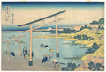 Noboto Bay Noboto no ura, from the series Thirty-six Views of Mount Fuji Fugaku sanjrokkei by Katsushika Hokusai - Ukiyo-e canvas print