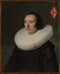 Margaretha van Clootwijk born about 158081, died 1662 by Michiel Jansz. van Mierevelt - Classic Art canvas print
