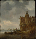 Country House near the Water by Jan van Goyen - Classic Art canvas print
