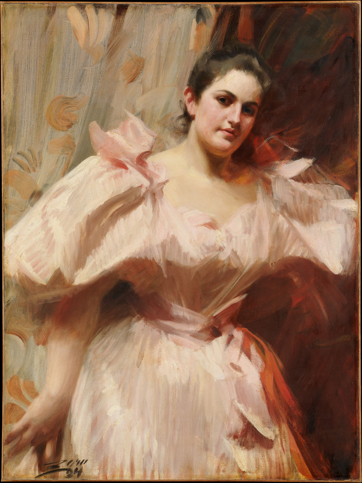 Frieda Schiff 18761958, Later Mrs. Felix M. Warburg by Anders Zorn - Oil Painting canvas print