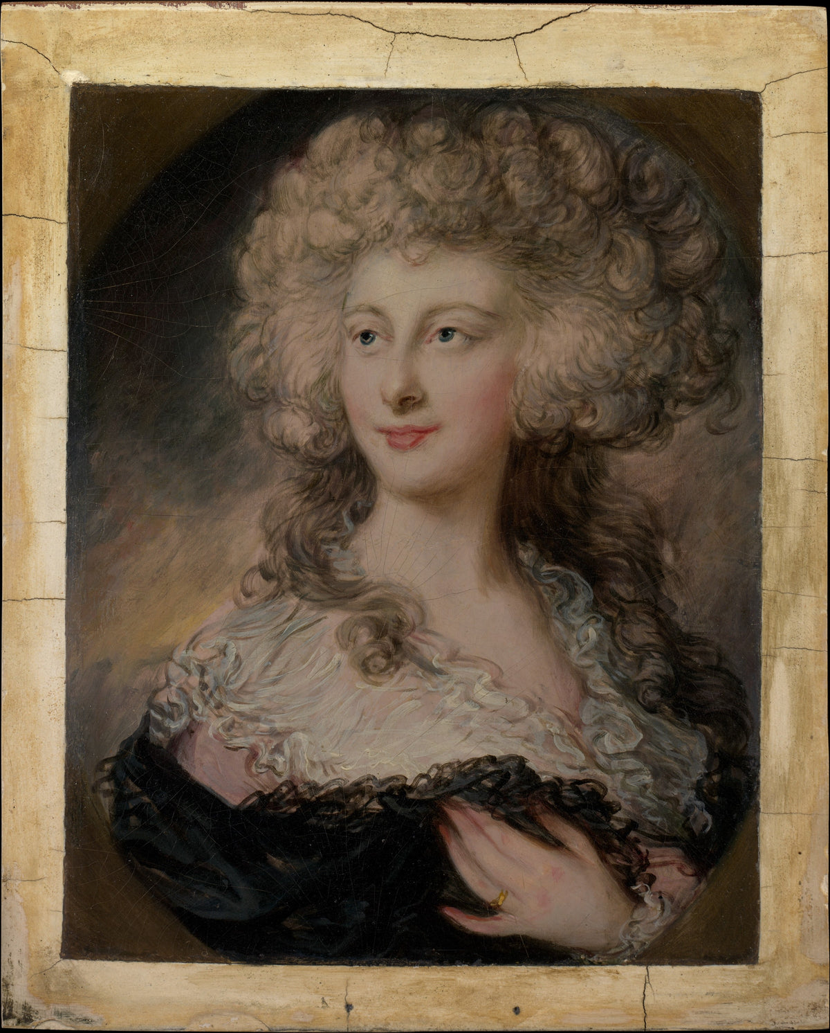 Anne Elizabeth Cholmley 17691788, Later Lady Mulgrave by Gainsborough Dupont - Classic Art canvas print