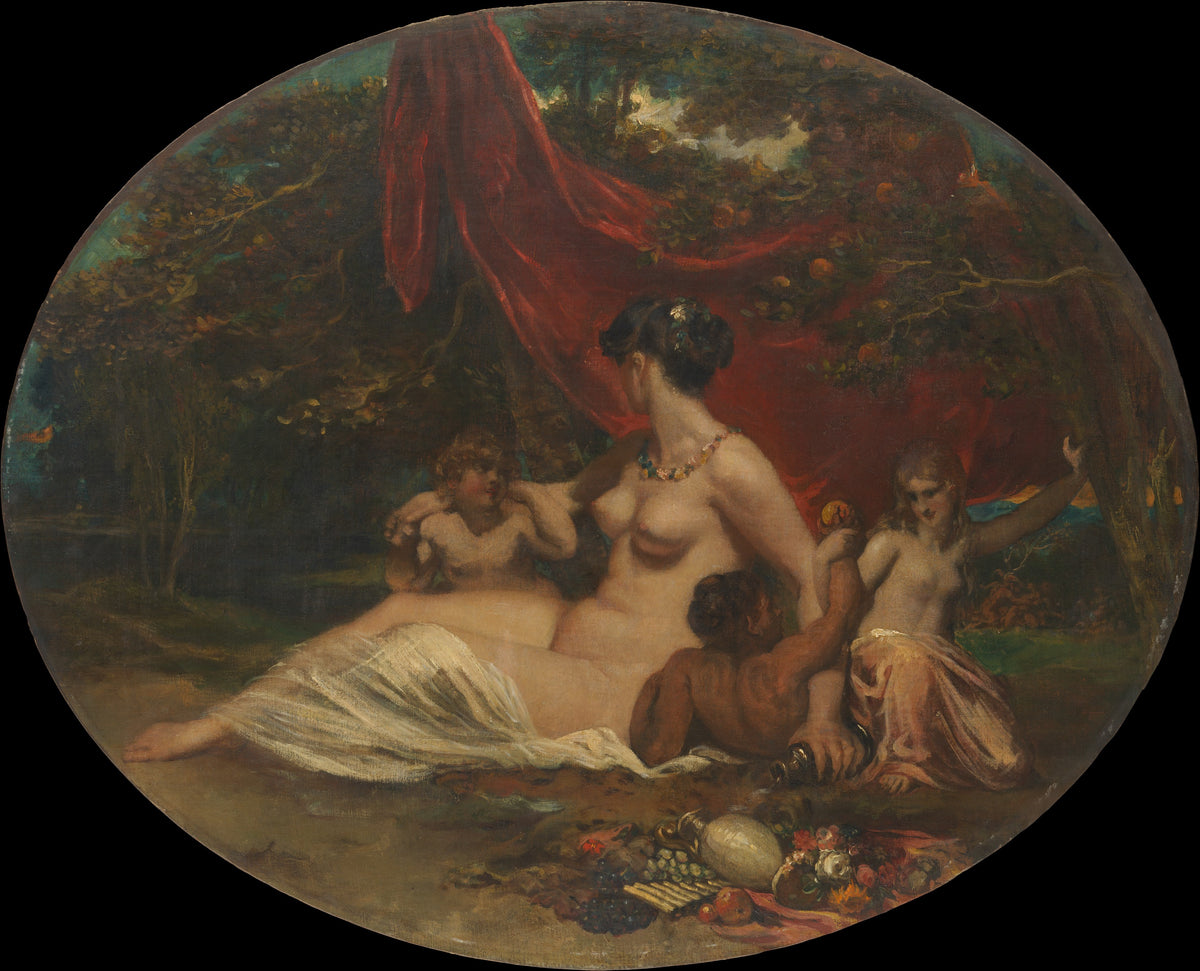 Allegory by William Etty - Oil Painting canvas print