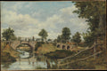 An Old Bridge at Hendon, Middlesex by Frederick Waters Watts - Oil Painting canvas print