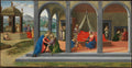 Scenes from the Life of Saint John the Baptist by Francesco Granacci (Francesco di Andrea di Marco) - Tempera canvas print