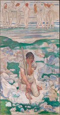 The Dream of the Shepherd Der Traum des Hirten by Ferdinand Hodler - Oil Painting canvas print