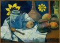 Still Life with Teapot and Fruit by Paul Gauguin - Post-Impressionist canvas print