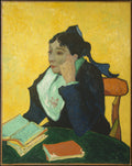 L'Arlsienne Madame Joseph-Michel Ginoux Marie Julien, 18481911 by Vincent van Gogh - Post-Impressionist canvas print