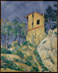 The House with the Cracked Walls by Paul Cézanne - Oil Painting canvas print