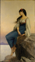 Graziella by Jules-Joseph Lefebvre - Oil Painting canvas print