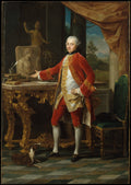 Portrait of a Young Man by Pompeo Batoni - Oil Painting canvas print