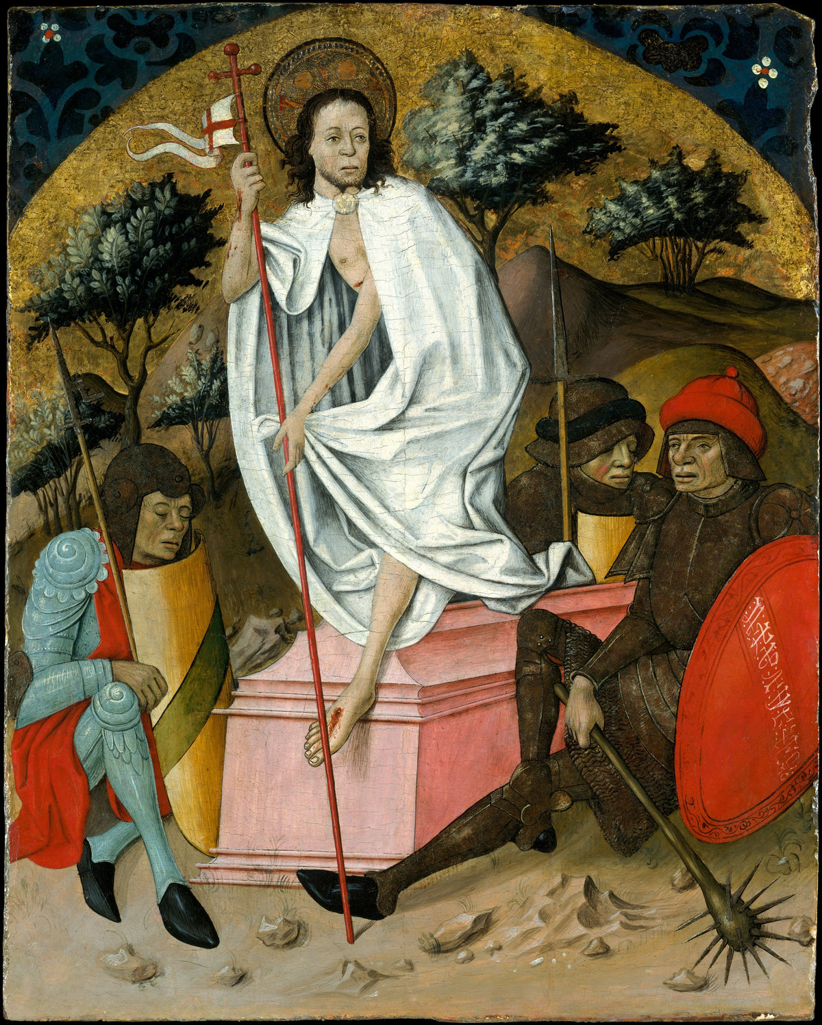 The Resurrection by Spanish (Aragonese) Painter - Classic Art canvas print