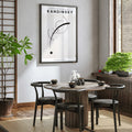 Courbe libre vers le point Poster by Moryarty - Oil Painting canvas print
