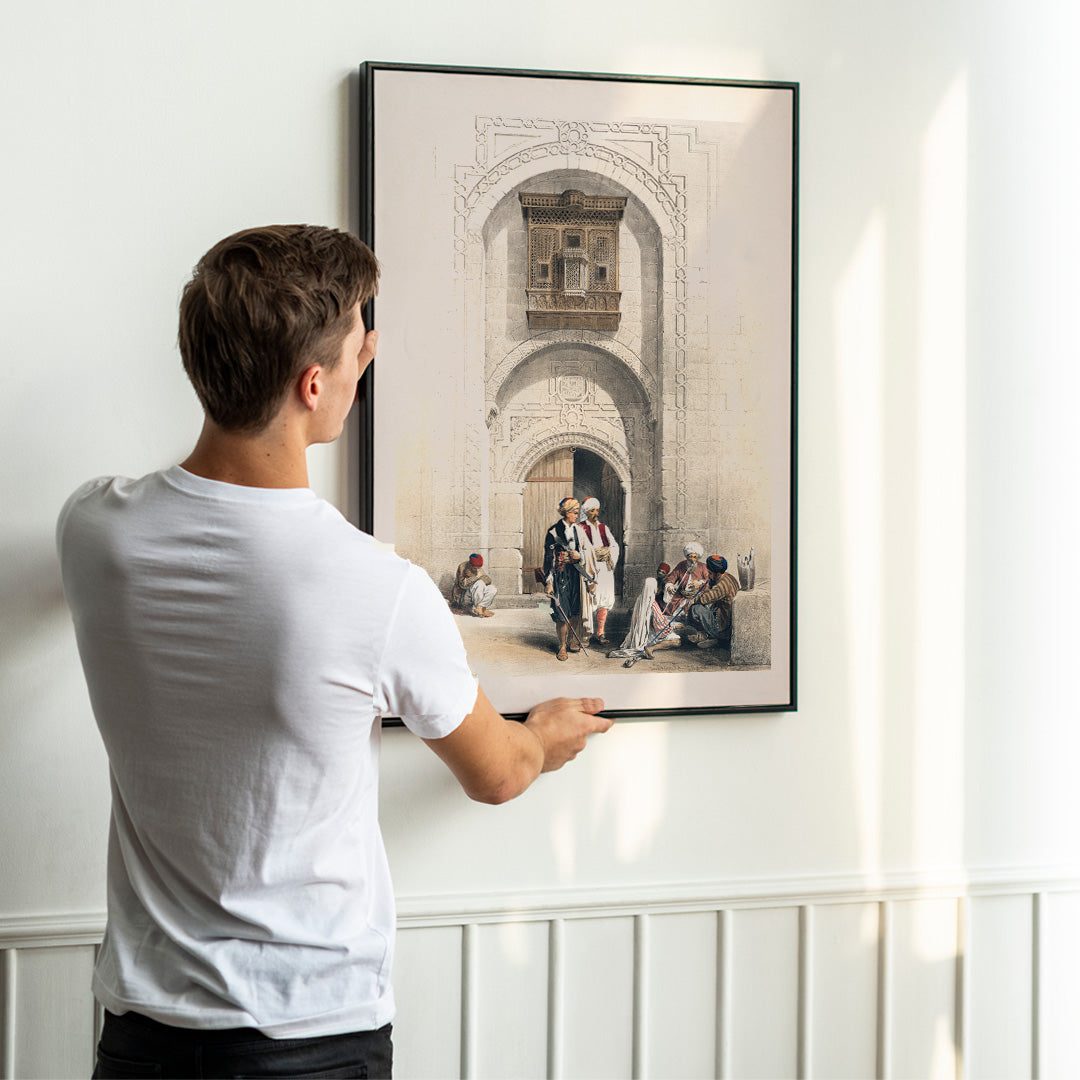 Architecture arabesque Poster by Moryarty - Oil Painting canvas print