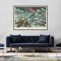 Zone arctique Poster by Moryarty - Oil Painting canvas print