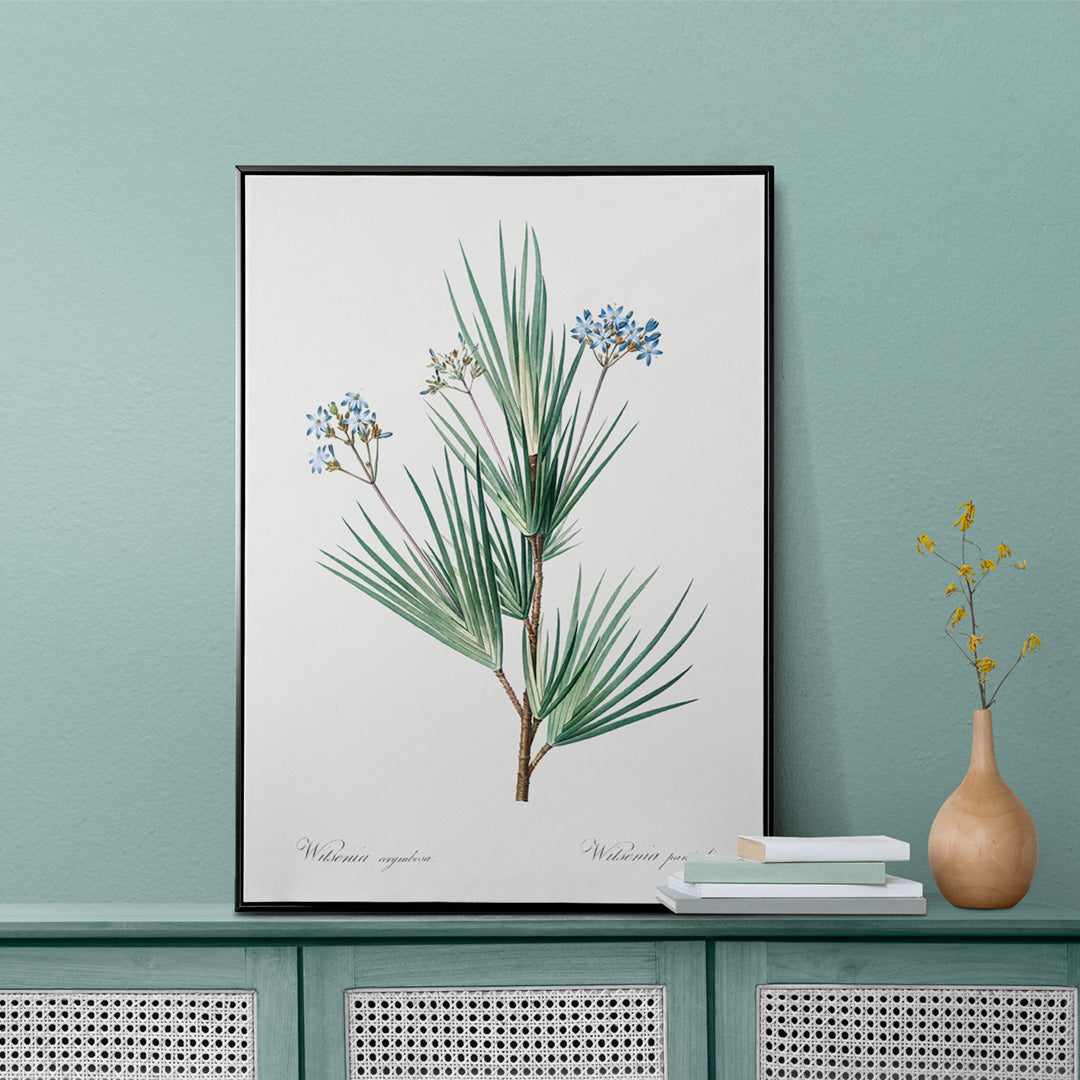 toiles bleues Poster by Moryarty - Oil Painting canvas print