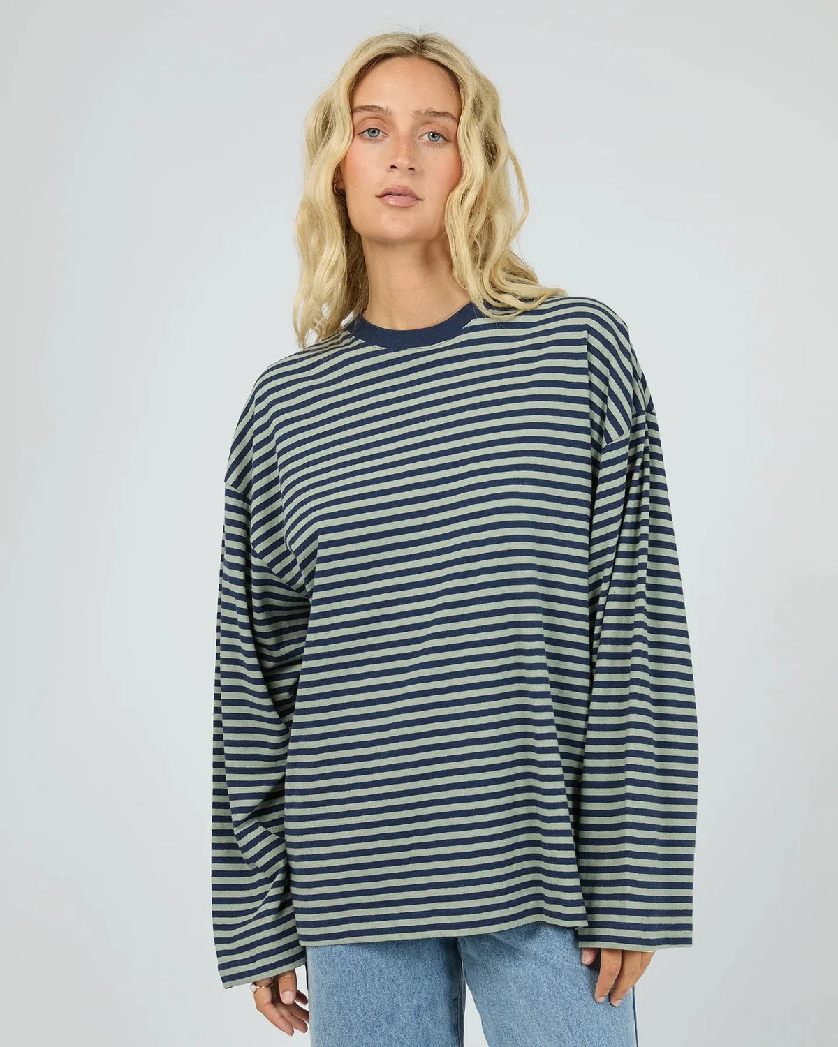 Paloma LS Stripe Tee - Sage