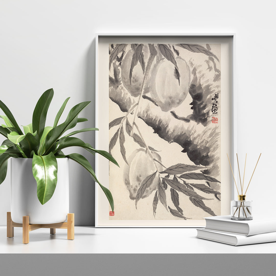 Pches Poster by Moryarty - Oil Painting canvas print