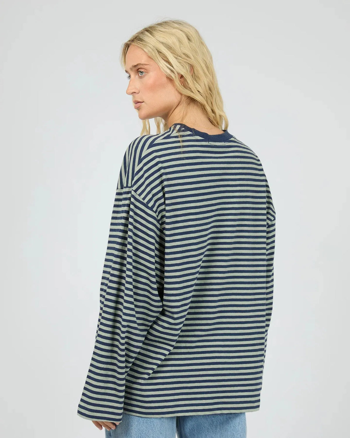 Paloma LS Stripe Tee - Sage