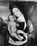Madonna and Child by Ercole Banci - Tempera canvas print