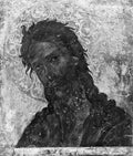 Head of Saint John the Baptist by Emmanuel Tzanès - Tempera canvas print
