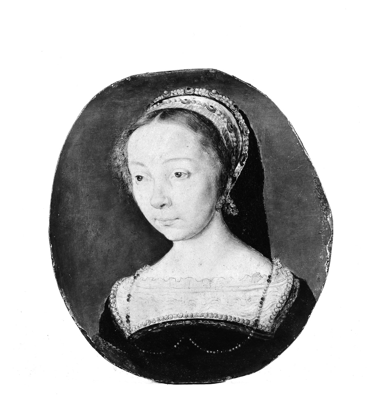 Portrait of a Young Woman by Corneille de Lyon - Classic Art canvas print