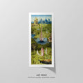 Garden of Eden  Bosch  Art Print by Without A Frame - Oil Painting canvas print