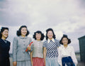 Japanese-American Camp, War Emergency Evacuation by Printcollection - Oil Painting canvas print