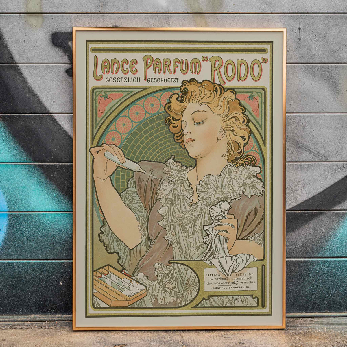 Lance parfum Rodo Poster by Moryarty - Oil Painting canvas print