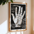 Lecture de la paume Poster by Moryarty - Oil Painting canvas print