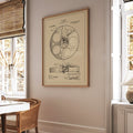 Brevet de bobine de film Poster by Moryarty - Oil Painting canvas print