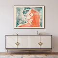 Tte contre tte Poster by Moryarty - Oil Painting canvas print
