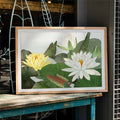 Nymphaea lotus Poster by Moryarty - Oil Painting canvas print