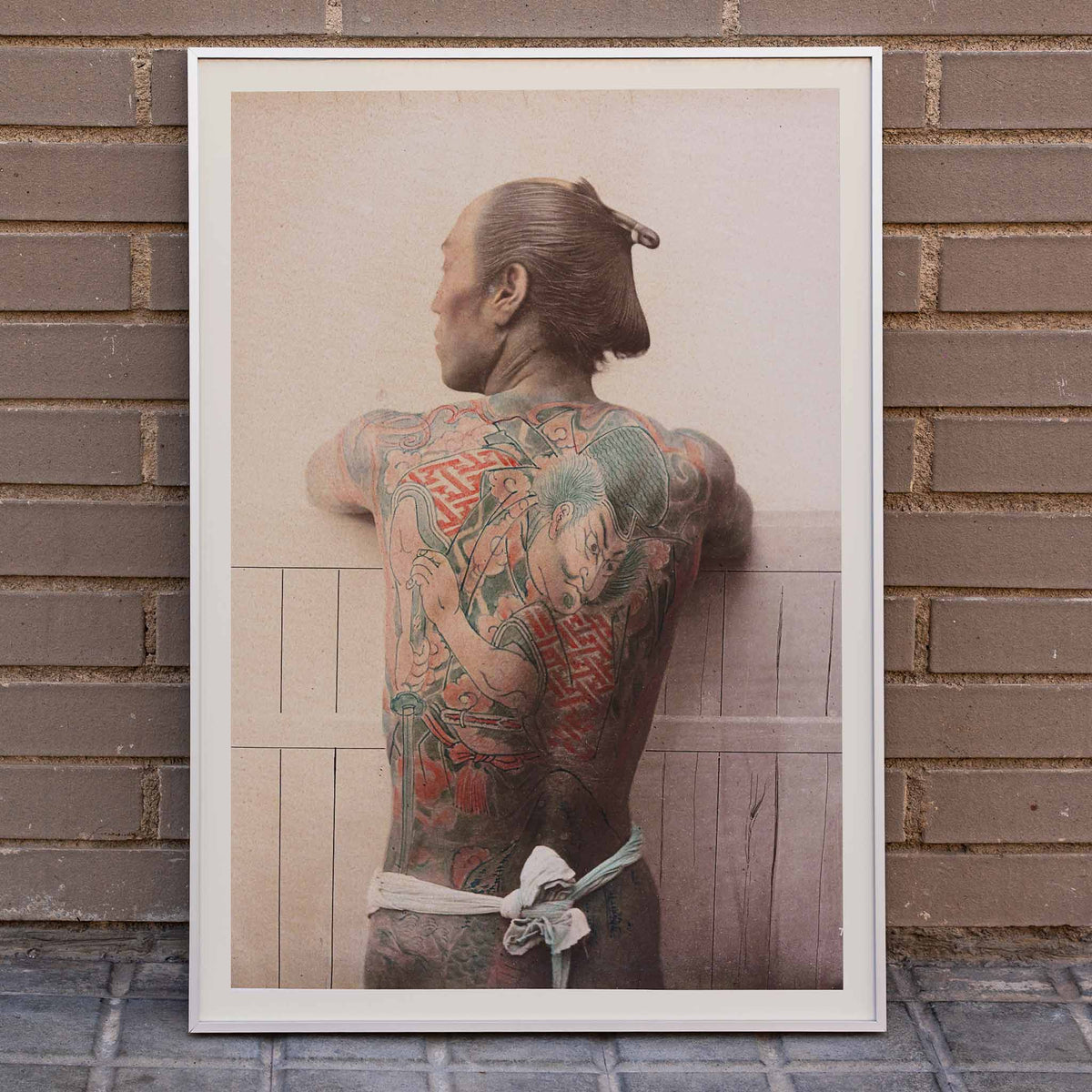 Tatouage japonais 1 Poster by Moryarty - Oil Painting canvas print