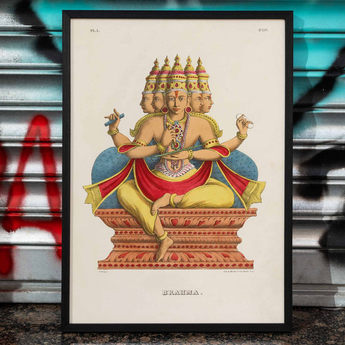Brahma Poster by Moryarty - Oil Painting canvas print
