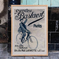 Cycles Bastaent Paris Poster by Moryarty - Oil Painting canvas print