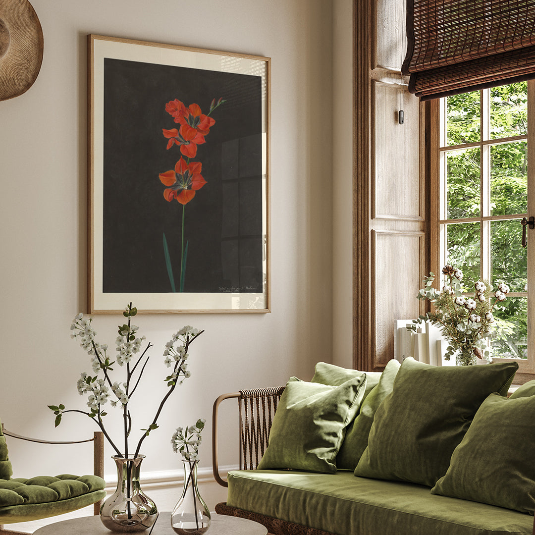 Lys Poster by Moryarty - Oil Painting canvas print