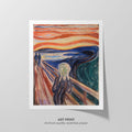 The Scream 1910  Munch  Art Print by Without A Frame - Oil Painting canvas print
