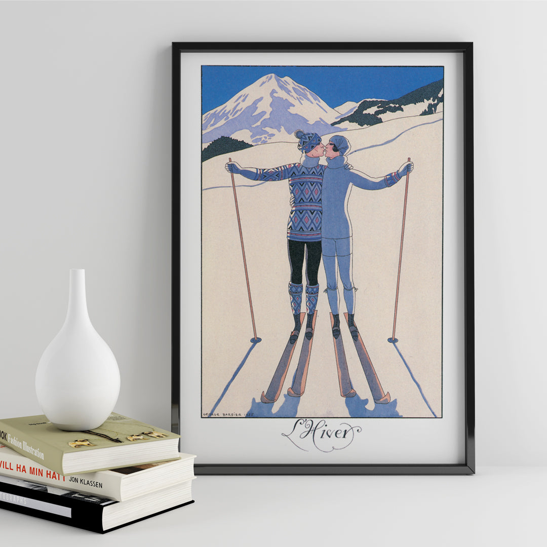 LHiver Poster by Moryarty - Oil Painting canvas print
