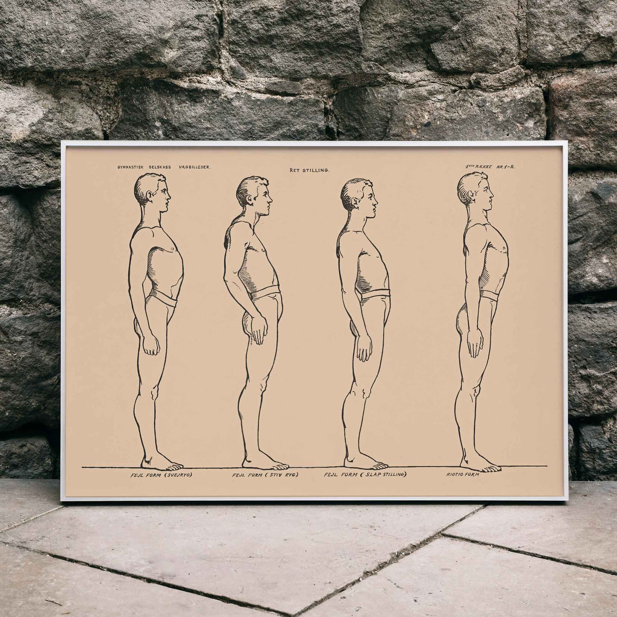tude de posture debout Poster by Moryarty - Oil Painting canvas print