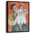 The Barefoot Child 1897 by Mary Cassatt by Mary Cassatt - Impressionist canvas print