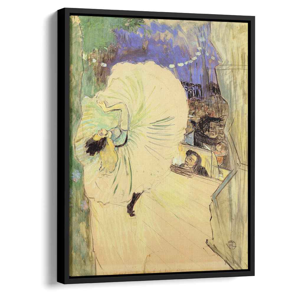 The Cartwheel 1893 by Henri de Toulouse-Lautrec by Henri de Toulouse-Lautrec - Post-Impressionist canvas print