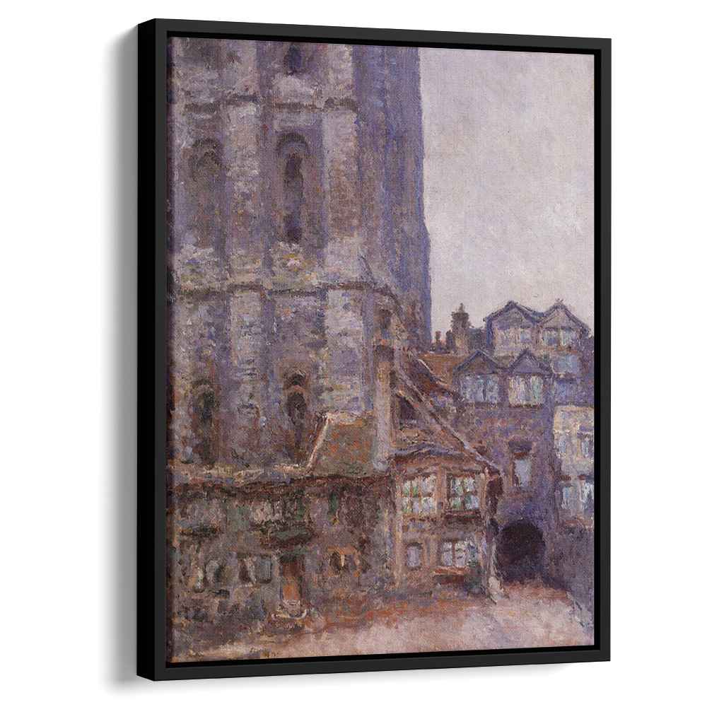 The Cour d'Albane, Grey Weather by Claude Monet by Claude Monet - Impressionist canvas print