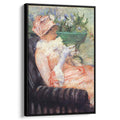 The Cup of Tea 1879 by Mary Cassatt by Mary Cassatt - Impressionist canvas print