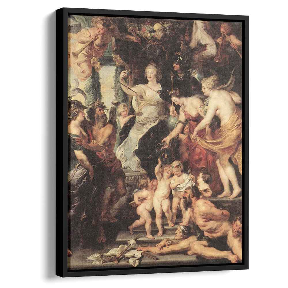 The Happiness of the Regency 1625 by Peter Paul Rubens by Peter Paul Rubens - Baroque canvas print