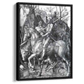 The Knight, Death and the Devil by Albrecht Durer by Albrecht Durer - Renaissance canvas print