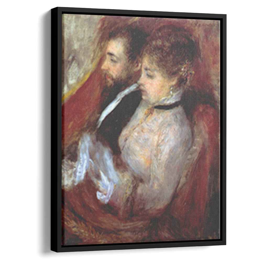The little theater box 1874 by Pierre-Auguste Renoir by Pierre-Auguste Renoir - Impressionist canvas print