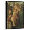 The Madonna and Child with the Infant Saint John the Baptist by Sandro Botticelli by Sandro Botticelli - Renaissance canvas print