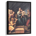 The Madonna of the Fish The Madonna with the Archangel Gabriel and St. Jerome 1513 by Raphael by Raphael - Renaissance canvas print