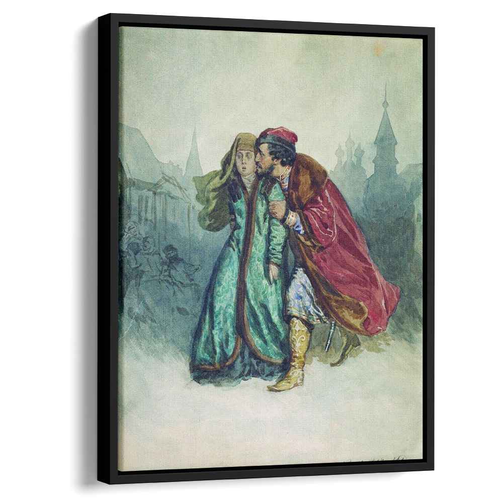 The Merchant Kalashnikov 1868 by Ilya Repin by Ilya Repin - Russian Realist canvas print