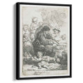 The pancake woman 1635 by Rembrandt by Rembrandt - Baroque canvas print